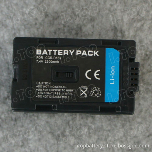 High Quality 2200mAh Camera Battery for Panasonic CGR-D220/CGR-D16S , China Factory Price